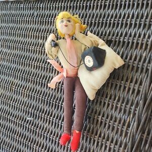 1950s Rexard Charicature doll cloth Made in Japan Vtg.